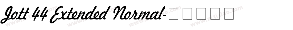 Jott 44 Extended Normal字体转换